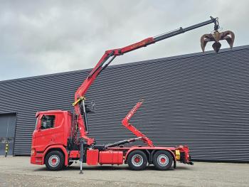 R520 V8 6x2/4 / EPSILON CRANE + HOOKLIFT